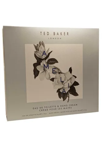 Ted Baker Amelia 2 Piece Gift Set: EDT 50ml & Hand Cream 100ml für Frauen - Damen Gift Set mit dem eleganten Amelia Eau de Toilette und einer pflegenden Handcreme, ideal als Geschenk oder für die eigene Verwöhnung.