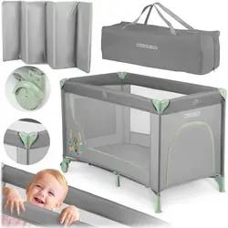 Ricokids Reisebett Baby mit Matratze – Faltbar & Kompakt