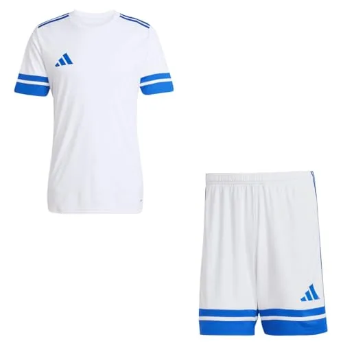 adidas Herren Set Trikot + Hose Squadra 25 White/Team Royal Blue 3XL