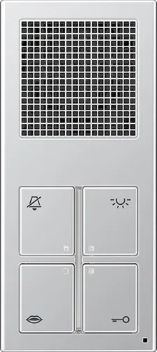 Jung SI4AAL Audio-Innenstation Standard, aluminium von Jung Audio-Innenstation Sprechanlagen