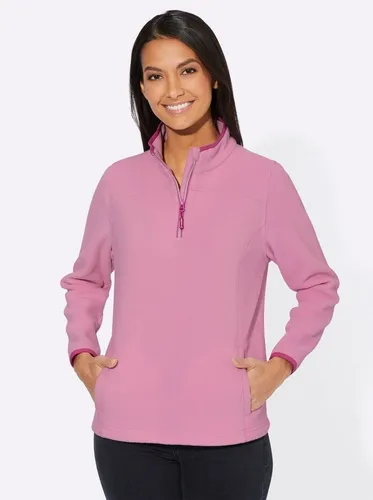 sheego Fleeceshirt 117947_38 in pink von sheego