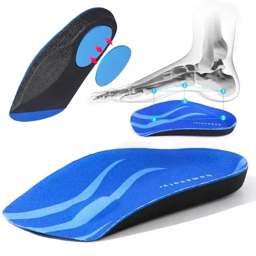 HOMENATUR Orthopädische Einlegesohlen für Plantarfasziitis