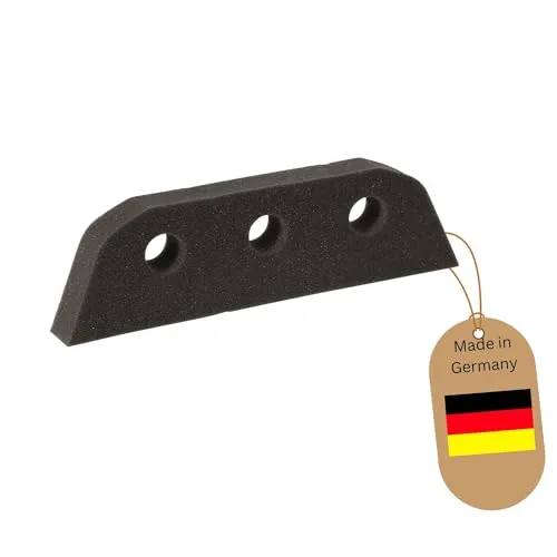 Novaliv Schaumstoffbesen Ersatzschwamm Besenkopf Klein Friseurbesen Schwarz Noppenbesen Hundehaarentferner Broom Parkett Besen für Drinnen Teppichbesen Bodenabzieher Haushaltsbesen Wunderbesen