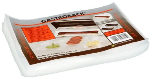 Gastroback 46115 Set of Foil Bags ? 20 x 30 cm for Vacuum Sealer, 1er Pack