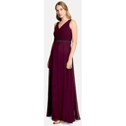 Vera Mont Damen Abendkleid mit Plissee 48, Strong Aubergine in pink von Vera Mont