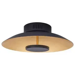 Näve LED Deckenleuchte FIRENZE – Trendige Eleganz - Lampen: Die Deckenleuchte 'Firenze' mit gold-schimmerndem Schirm bringt Wärme und Stil in dein Zuhause, perfekt für ein modernes Ambiente.