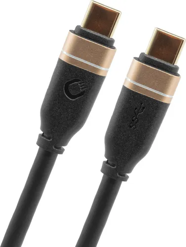 OEHLBACH Daten Kabel Data Link CC (1 m, schwarz) - USB-C auf USB-C Kabel, 1 m lang für schnelle Datenübertragung und optimale Verbindung von Geräten.