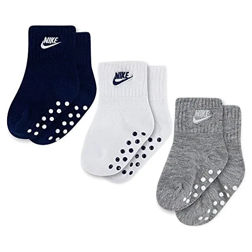 NIKE Unisex Baby Core Futura Gripper Socken, Blue Void, 12-24 Monate EU