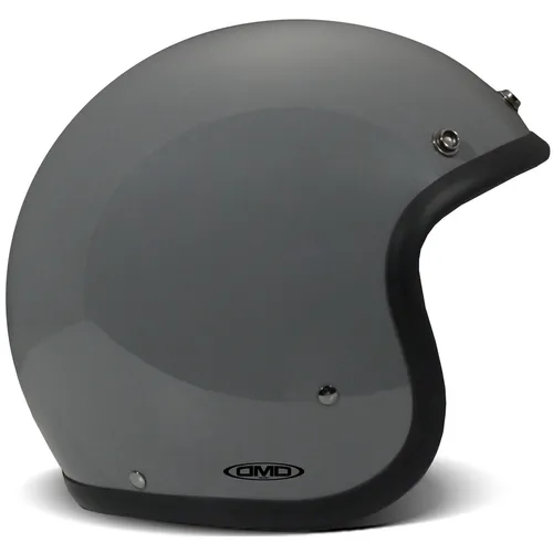 Motorrad Jethelm S - DMD Solid Retro Motorad Helm Vintage - crayon-grey