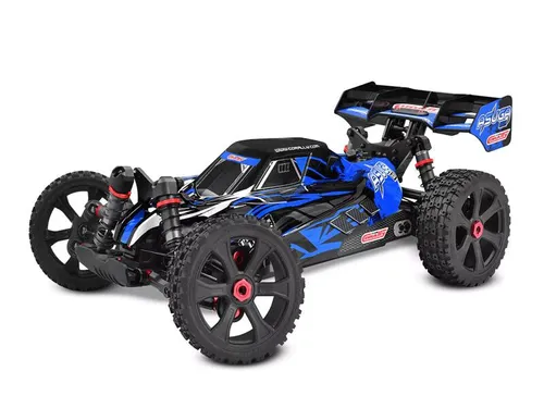 Team Corally ASUGA XLR 6S Buggy RTR blau - C-00288-B - Autos & Motorräder - Der Asuga XLR 6S RTR Buggy bietet 15% mehr Größe als herkömmliche 1/8 Buggys und garantiert mit seinem robusten Chassis und der 6S-Antriebstechnologie unvergleichliche Leistung und Haltbarkeit.