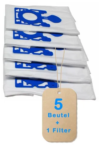 Premium Staubsaugerbeutel kompatibel für Hanseatic 502.443 5