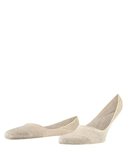 FALKE Herren Füßlinge Invisible Step High Cut M In Baumwolle unsichtbar einfarbig 1 Paar, Beige Sand Melange 4650, 39-42