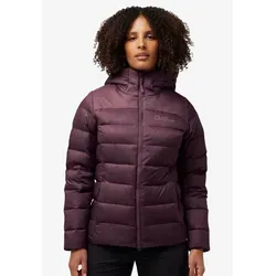 Jack Wolfskin Nebelhorn Down Hoody W RDS amaranth (I0116) M - Funktionsjacken, warme Daunenjacke aus recyceltem Material mit 700er ALLIED FEATHER Füllung und optimalem Wetterschutz für winterliche Outdoor-Abenteuer.