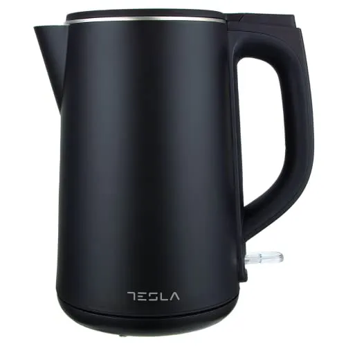 Tesla KT301BX Wasserkocher 1,5L, 2200W, Edelstahl Schwarz