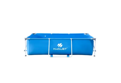 Hanjet Rechteckpool Hanjet Steel Frame Pool PE Schwimmbecken Gartenpool, eckig, Blau