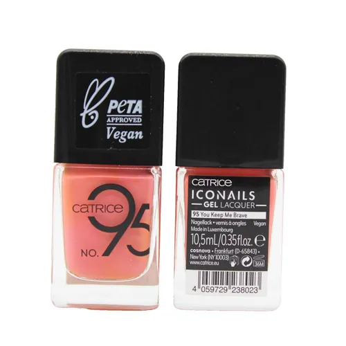 2x CATRICE ICONails GEL Lacquer 7-Tage Nagellack 95 You Keep Me Brave - NEU