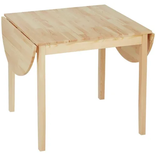 Klapptisch aus Kiefernholz für 6 Personen – Flexibler Esstisch mit Drop-Leaf-Design