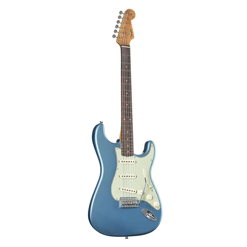 Fender 1959 Stratocaster Journeyman/Closet Classic RW Super Faded Aged Lake Placid Blue E Gitarre