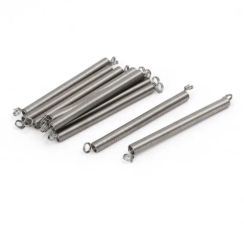 10Stk.0,3mmx3mmx40mm 304 Edelstahl Zugfedern silber Farbton