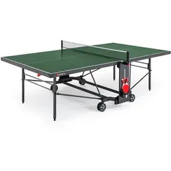 SPONETA S 4-72 e ExpertLine Outdoor-Tischtennis-Tisch - Tischtennisplatten für anspruchsvolle Amateure, hochwertig verarbeitet und mit internationalen Turniermaßen, ideal für unebene Flächen dank 4 schwenkbarer Doppelräder.