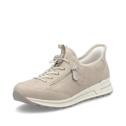 Rieker Damen Low-Top Sneaker N1455 - Damen-Sneaker mit herausnehmbarer Innensohle, ideal für individuellen Tragekomfort und perfekten Sitz. Perfekt für Freizeit und Alltag.