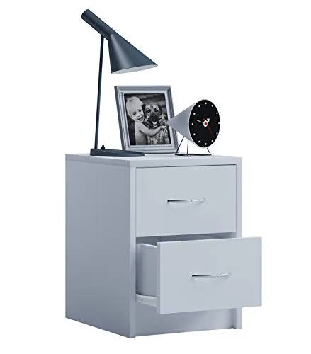 VCM Nachtschrank Boxal Mini Weiß