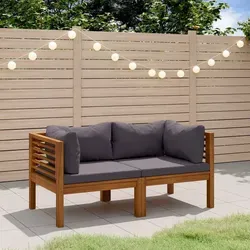 Maison Exclusive 2-Sitzer-Gartensofa aus Akazienholz