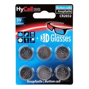 HyCell 6 Knopfzellen CR2032 3,0 V