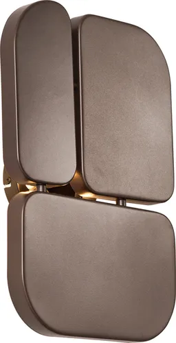 QAZQA Design Wandleuchte Bronze 3-flammig - Planes - Elegante 3-flammige Wandleuchte in edler Bronze, die stimmungsvolles Licht und futuristisches Design vereint. Perfekt für Wohnzimmer, Flur oder Büro – setze stilvolle Akzente!