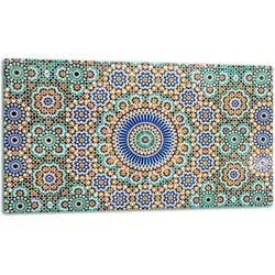 Glasschneidebrett Herdabdeckplatte Ceranfeld Universal 52x30 cm Mosaik