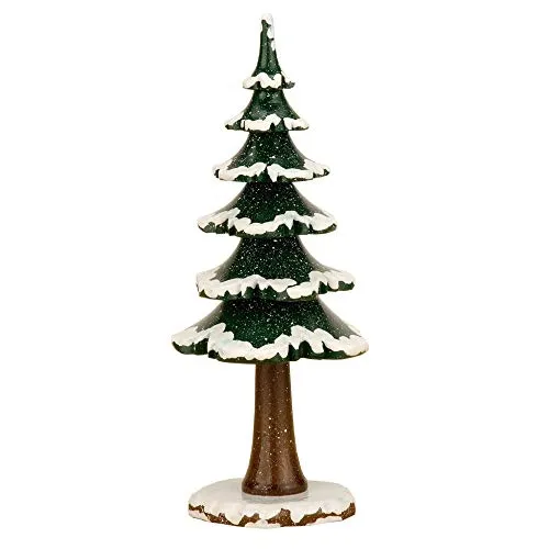 Hubrig Volkskunst Dekofigur Winterkinder Winterbaum groß (19cm) - Weihnachtsdörfer, handgefertigte Dekofigur für eine festliche Atmosphäre in der Winterzeit.