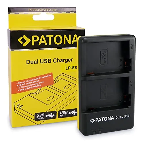 Akkuladegeräte für Kameras von PATONA
