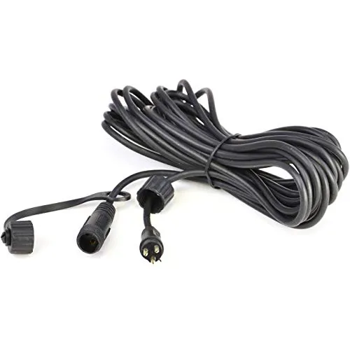 Nipach GmbH diLED 5m Verlängerungskabel schwarz für erweiterbares Profi-Beleuchtungs-System Innen und Außen wasserdicht