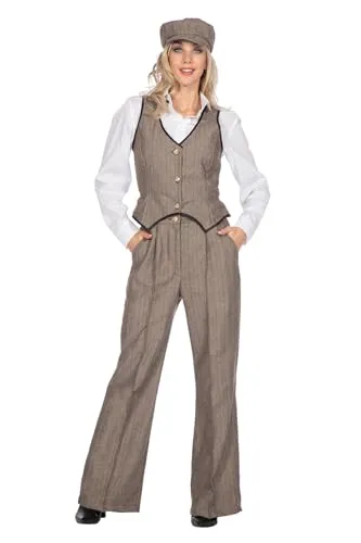 WILBERS & WILBERS 320376-20er Jahre Kostüm Damen, 3-teilig für Karneval