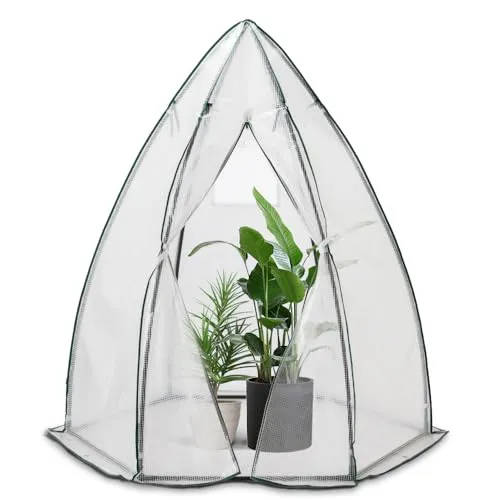 VOUNOT® Foliengewächshaus für Balkon und Garten