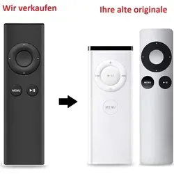 Ersatz Apple TV Fernbedienung TV1 | TV2 | TV3 - Schwarz