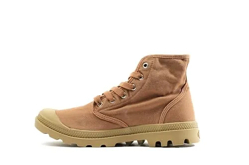 Palladium PAMPA HI Sneaker Boots für Herren, Beige, Größe 41 - Herren-Sneaker aus robustem 14 oz Segeltuch mit bequemem 6 oz EVA-Ausschnitt, ideal für Abenteuer und Alltag.