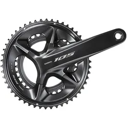 Shimano 105 FC-R7100 172.50 mm - Hochleistungs-Velokurbel - Veloantrieb, hochwertige Shimano 105 Velokurbel mit optimierter Kraftübertragung für ein besseres Fahrerlebnis.