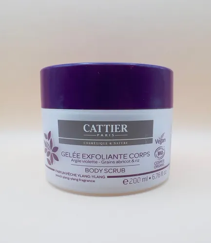 Cattier Lila Heilerde Körperpeeling (200ml) *NEU*