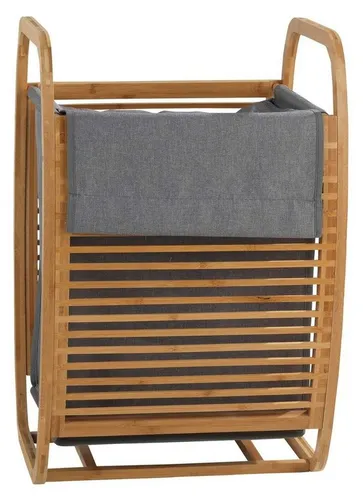 Wäschekorb Wäschesammler mit Bambusgestell von OTTO