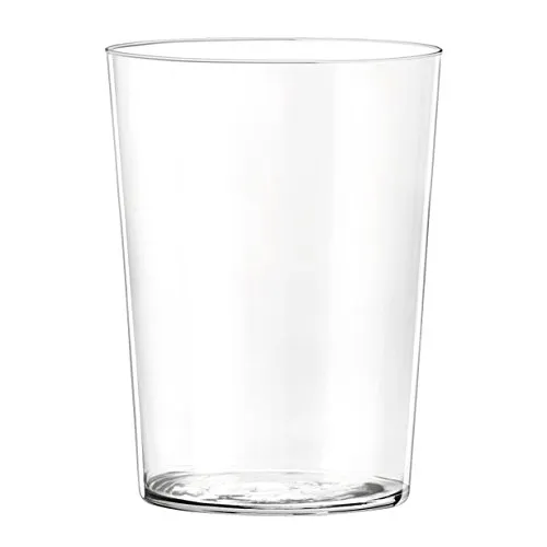 H+H Gläser 6er-Set: 500 ml, Konische Form, Dünnes Glas, Ideal für Säfte, Cocktails & Smoothies, Spülmaschinengeeignet