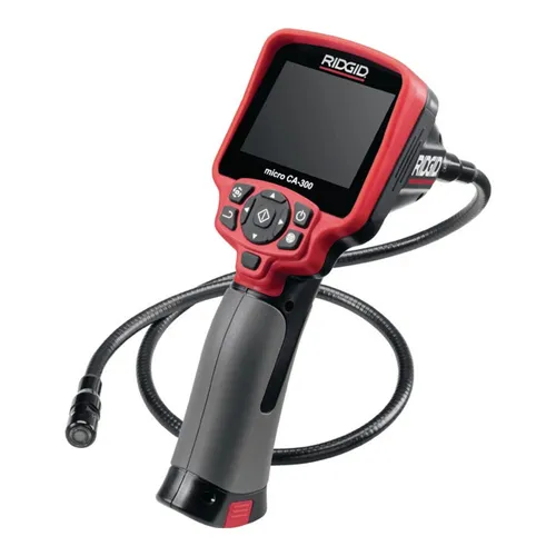 RIDGID Inspektionskamera micro CA-350 - 3,5 Zoll, 640x480 Auflösung, leicht und kompakt für schwer zugängliche Stellen mit Bild- und Videoaufzeichnung
