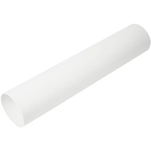 Vent Systems Ø100 mm rundes Lüftungsrohr – 1,5m lang – für Kanalanschluss, Abluftkanal oder Versorgungskanal, Heizungs- und Kühllüftungssystem.