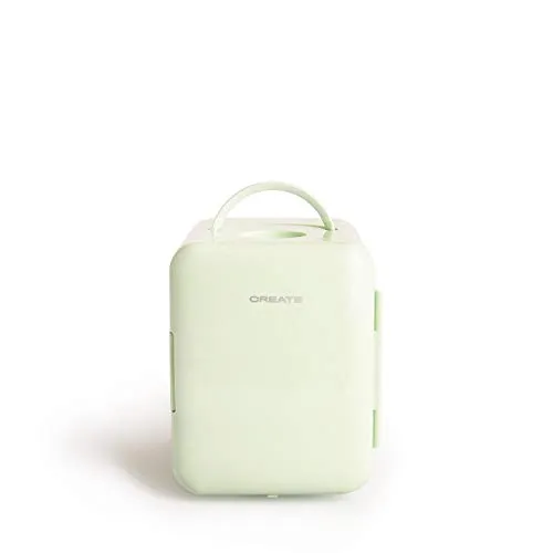 Produktbild CREATE / FRIDGE MINI BOX/Mini-Kosmetik-Kühlschrank Pastellgrün/Retro-Design, Warm- und Kaltfunktion, 4L Fassungsvermögen, leicht zu tragen, 48W