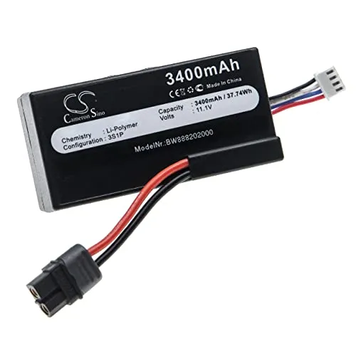 vhbw 1x Akku kompatibel mit Parrot Disco Drohne Multicopter Quadrocopter (3400 mAh, 11,1 V, Li-Polymer)