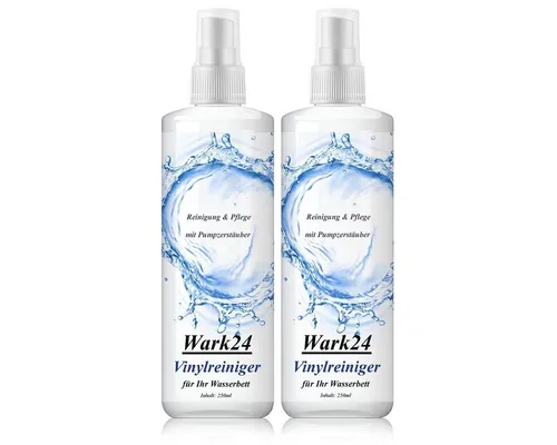 Wark24, Wasserbett Wark24 Vinylreiniger für Ihr Wasserbett 250ml - Reinigung & Pflege (2e