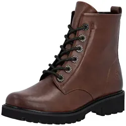 Schnürstiefelette REMONTE für Damen, Gr. 43, dunkelbraun - Wanderschuhe aus hochwertigem Leder mit Lite’n Soft-Ausstattung für optimalen Komfort, ideal für lange Spaziergänge und Outdoor-Aktivitäten.