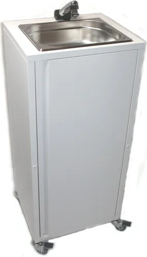 Mobiles Handwaschbecken auf Rollen Waschbecken Verkaufsstand Wochenmarkt Imbiss