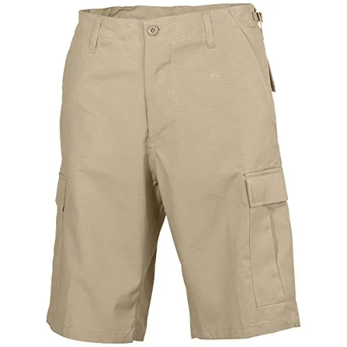 MFH Herren US BDU Bermuda Kurze Hose Ripstop Khaki Größe M