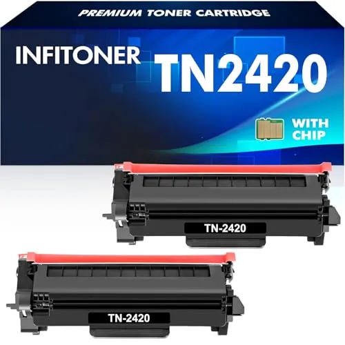 Brother TN2420 Toner 2-Pack in schwarz von INFITONER